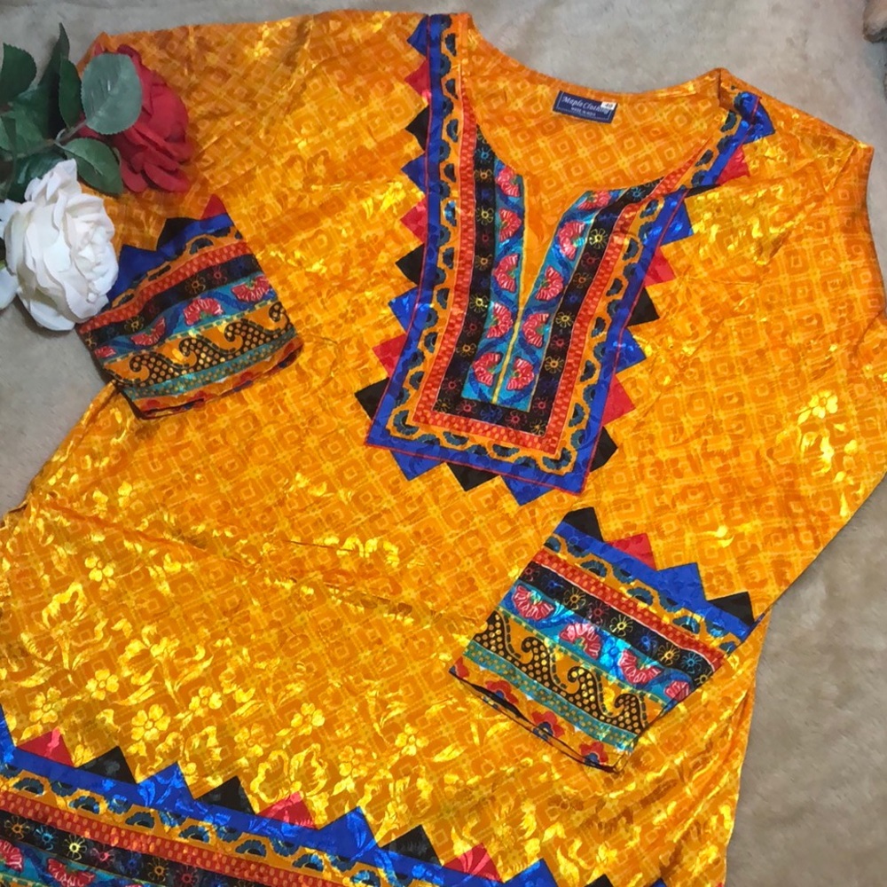 Colourful Tunic Top